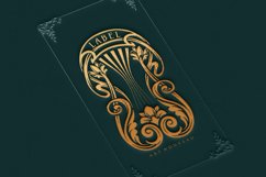 Classic label elegant floral ornaments SVG Product Image 5