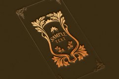 Vintage label elegant floral ornaments illustration Product Image 4