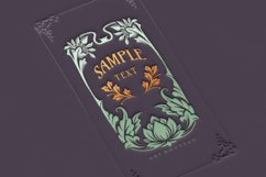 Elegant vintage label flourish ornaments SVG Product Image 4