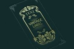 Vintage label elegant flourish ornaments Product Image 4