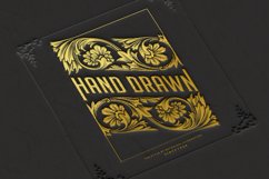 Elegant botanical lettering vintage ornate Product Image 5