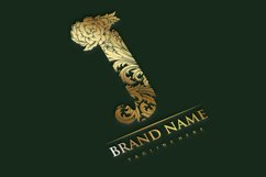 Flourishing elegance initial J letter monogram logo Product Image 3