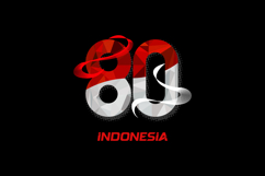 Logo HUT RI 2025 polygonal style design Product Image 1