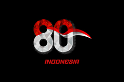 Logo HUT RI 2025 polygonal style template Product Image 1