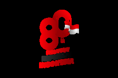 Logo Hut RI 80th indonesia independence day template design Product Image 2