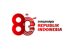 Logo Hut RI 80th indonesia independence day template vector Product Image 1