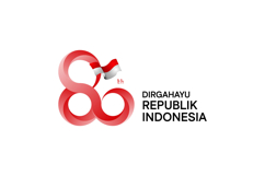 Logo HUT RI 80th indonesia independence day template vector Product Image 1