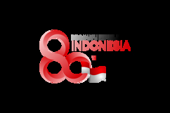 Logo HUT RI 80th indonesia template creative graphic Product Image 2