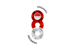 Logo indonesia independence day template concept clip art Product Image 1