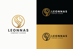 Majestic Lion Head Luxury Logo Product Image 1