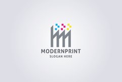 Modern Print Letter M Logo Product Image 4
