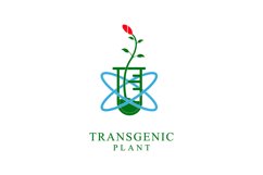 transgenically modified plants logo concept Product Image 1