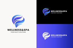 Wellness Spa - Serene Flowing Wellness Logo Product Image 1