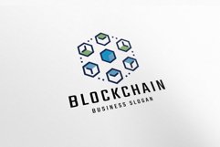Blockchain Crypto Currency Cash Logo Product Image 5