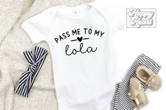 Pass Me To My Lola Im That Lola Bundle SVG PNG Mothers Day Product Image 5
