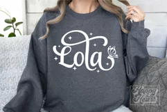 Lola SVG - Mothers Day Gift Design - Loved Lola Era SVG Product Image 1