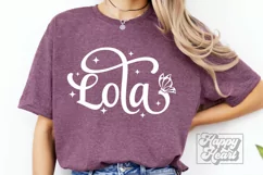 Lola SVG - Mothers Day Gift Design - Loved Lola Era SVG Product Image 3