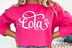 Lola SVG - Mothers Day Gift Design - Loved Lola Era SVG Product Image 4