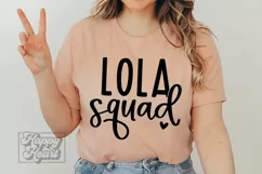 Lola Squad SVG - Mothers Day Shirt - Blessed Lola Era Design Product Image 1