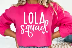 Lola Squad SVG - Mothers Day Shirt - Blessed Lola Era Design Product Image 4