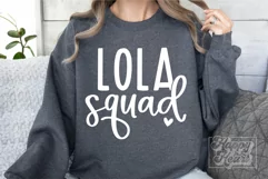Lola Squad SVG - Mothers Day Shirt - Blessed Lola Era Design Product Image 2