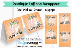 Easter Bunny with Lollipop Holder | Orange Sucker Wrapper Product Image 1