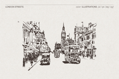 London Street Scene Sketches Product Image 3