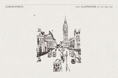 London Street Scene Sketches Product Image 5
