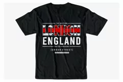 london england urban street svg t shirt design graphic Product Image 1