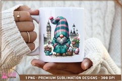 Easter Gnome in London sublimation png, Big Ben Gnome Product Image 3