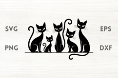 Spooky Cats SVG Product Image 1