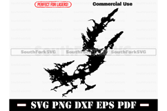 Long Lake NS CA Map SVG PNG DXF EPS PDF Product Image 1