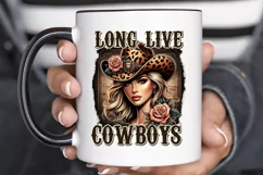 Long Live The Cowgirl Sublimation PNG Product Image 3