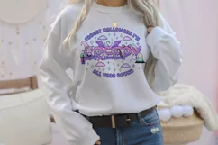 Pastel goth sublimation design - creepy cute png Product Image 3