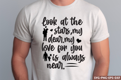 Look at the stars,my SVG, Father&#039;s Day Quotes SVG Product Image 1
