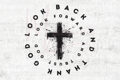 Look Back and Thank God SVG, Trust God Quote SVG Product Image 5