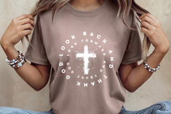 Look Back and Thank God SVG, Trust God Quote SVG Product Image 1