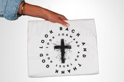 Look Back and Thank God SVG, Trust God Quote SVG Product Image 4