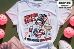 Serving Looks Hot Dogs July 4th Png Download Sublimation DTF Product Image 1