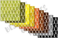 Hand write loops background papers