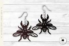 Animal Earrings Laser Cut Files | Creepy Crawlers SVG Product Image 4