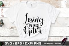 Losing is not an option - True crime SVG Design Product Image 1