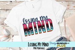 Losing My Mind Serape Sublimation PNG Product Image 1