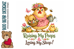 Raising My Peeps and Losing My Sleep! Farm Chicken Clipart Product Image 1