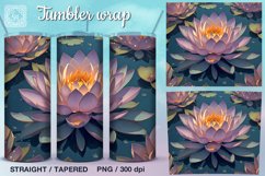 Magic Lotus Tumbler Sublimations , 20 oz Tumbler Wrap Product Image 1