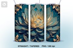 Magic Lotus Tumbler Sublimations , 20 oz Tumbler Wrap Product Image 2