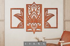Lotus Mandala Continuous Laser Cutting Design Product Image 1