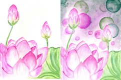 Lotus Flower Watercolor Product Image 1