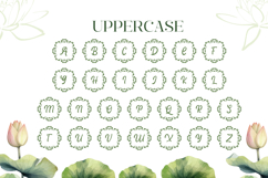 Lotus Wedding Monogram | Web Font Product Image 6
