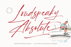 Loudspeaky Absolute - Handwritten Signature Brush Product Image 1